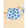 thumbnail image 2 of Bagilaanoe Little Boys Swim Trunks Toddler Elastic Waist Print Summer Swim Shorts 2T 3T 4T 5T 6T Kids Beachwear Swimsuit, 2 of 7