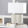thumbnail image 2 of SAFAVIEH Delia 20.5 in. H Rectangular Faux Table Lamp, Cream, 2 of 5