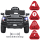 thumbnail image 3 of Camioneta Eléctrica Montable para Niños 12V Control Remoto Bluetooth Luces Sonidos Apta desde 3 Años - Negro, 3 of 7