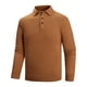 thumbnail image 2 of pstuiky manga larga para hombre, Suéter informal de moda para hombre, con botones, solapa y elasticidad, capa base de punto, manga larga salir tops xxl, 2 of 6