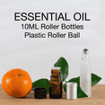 thumbnail image 2 of Nylea 26 Pack Essential Oil Roller Bottles [Free Plastic Pipette] 10ml Refillable Plastic Ball, Black cap, 2 of 5