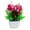 D, variant on Sunxin Artificial Flowers Fake Flower Pendant Floor Flower Potted Plant Desktop Decoration Bonsai, 1 Pot of Artificial Flowers (Please Specify "Package Included" in Your Order Notes)
