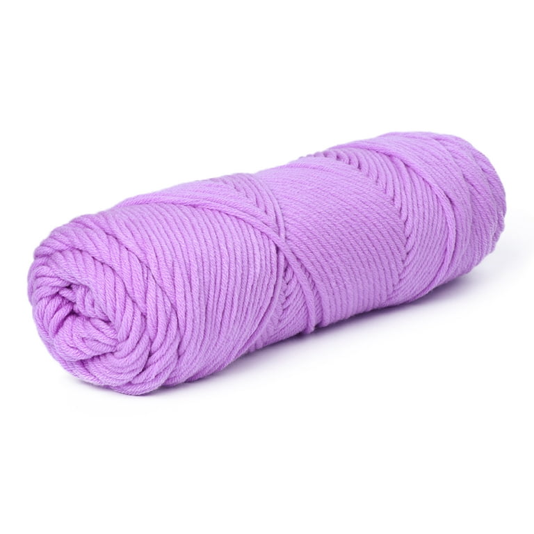 Chunky Knit Chenille Yarn for Hand Knitting Pink Mauve White Multicolor  302g Wt