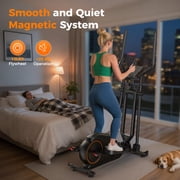 YOSUDA Foldable Elliptical Machines, 16 Resistance Levels Magnetic Elliptical Trainer for Home Gym Cardio with 350 lbs capacity