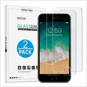 OMOTON SmoothArmor 9H Hardness HD Tempered Glass Screen Protector for Apple iPhone 8 Plus / iPhone 7 Plus, 2 Pack