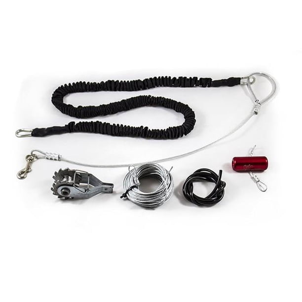 Tumbo Trolley Stretch Aerial Dog Containment With AntiShock up to 50