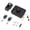 Black, variant on Door Lock with Remote Control Invisible Intelligent Door Lock for App Control Wireless Keyless Door