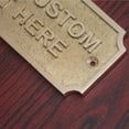 thumbnail image 6 of Personalized Antique Finish Door Sign Plaques: Custom brass name plates for home (office, classroom, bedroom, restroom); best home decor plaques, 6 of 6