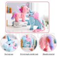 thumbnail image 2 of 28cm Singing And Walking Electric Unicorn Stuffed Animal Plush Toy, 2 of 3