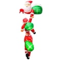 thumbnail image 4 of Papá Noel inflable navideño para exteriores, 240 cm de alto, ideal para patio y jardín., 4 of 9