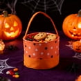 thumbnail image 4 of HUISZJ Halloween Bag Candy Bulk, Reusable Goody Fabric Candy Bucket with Handle, Halloween Trick or Treat Bags for Party Home Supplies (G), 4 of 8