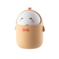 thumbnail image 2 of JZCHUNTOY Desktop Trash Can 1 Piece, Small Creative Cylindrical Waste Bin, Durable Lightweight Space Saving Garbage Container, Suitable for Bedroom Kitchen Office Desk Vanity Countertop Use, 2 of 6