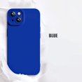 thumbnail image 3 of Funda de silicona líquida de lujo a prueba de golpes color verde mostaza para iPhone 13 12 11 14 Plus 15 16 Pro Max XR XS X 13 Mini cubierta trasera con parachoques, 3 of 5