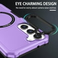 thumbnail image 6 of Magnetic Phone Case for Samsung Galaxy S23 Compatible for Magsafe, Military-Grade Shockproof Protective Case with Built-in Magnet Circle for Samsung Galaxy S23, MS Purple, 6 of 18