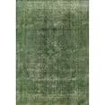 thumbnail image 1 of Ahgly Company Machine Washable Indoor Rectangle Industrial Modern Green Area Rugs, 7' x 10', 1 of 7