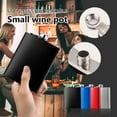 thumbnail image 3 of 6oz Stainless Steel Portable Flat Hip Flask with Durable Construction for Outdoor Activities Travel or Discrete Beverage Carrying Leak-Proof Design, 3 of 3