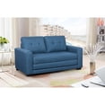 thumbnail image 4 of US Pride Furniture Amador Tufted Leather 2-pc Left Facing Sectional Sofa, Grey, S0111L-2Pc, 4 of 5