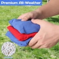thumbnail image 3 of Portable Cornhole Sets with 8 Bean Bags, 3 in 1 Cornhole Boards Set with Ring Toss & Bowling Game, Segmart Wooden Cornhole Sets with Carrying Bags for Backyard, Beach, Party, 3 of 8
