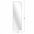 thumbnail image 4 of Full Length Mirror Door Hanging with LED Lights with Metal Hooks, Shatterproof Glass & Aluminum Frame for Bathroom, Bedroom, Entryway Decor, 4 of 5