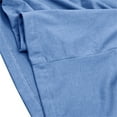 thumbnail image 7 of DGXTA Men's Cotton Linen Shirt Casual Loose Long Sleeve V Neck Lace Up Tee Shirts Summer Top, 7 of 7