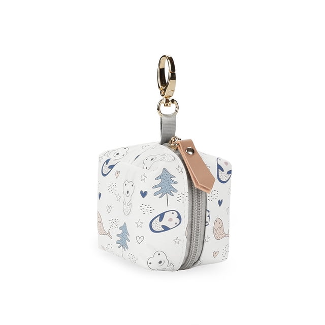 Bolsa De Chupete Impermeable, Caja De Chupete Portátil, Soporte De Bolsa De Chupete Para Bebé, Bolsa De Almacenamiento Pequeña Con Cremallera matsuzay BA001416-02