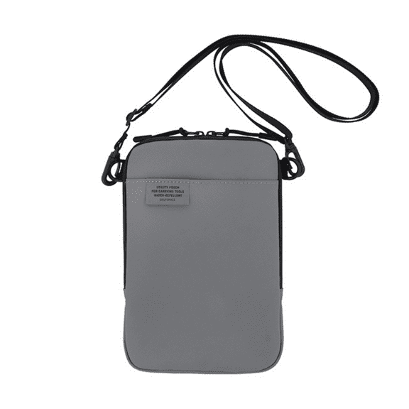 Delfonics Water Repellent Inner Carrying Smartphone Bag: 5.1 in. x 8 in. (Light Grey)