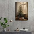 thumbnail image 6 of Winter Retro Christmas Tree Picture Print Canvas Poster Wall Paint Art Posters Decor Modern Home Artworks Gift 24x36inch(60x90cm), 6 of 6