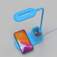 thumbnail image 4 of HESITONE LED Desk Lamp with Wireless Charger USB Charging Port with for Touch Control 3 Light Hues Pen Holder Box for Kid, 4 of 8