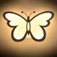 thumbnail image 3 of Yeacher Applique Murale Moderne en Forme de Papillon Fer Acrylique LED Blanc Chaud, 3 of 8