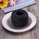 thumbnail image 4 of Cordón de cáñamo natural Cuerda de hilo de yute para manualidades, manualidades, embalaje de regalo, boda, cumpleaños, baby shower, decoración, adorno de jardinería (negro), 4 of 4
