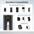 thumbnail image 4 of SUNBAT 6040mAh Rechargeable Battery and Dual USB Charging Station Compatible with Ring for Video Doorbell Camera 2/3/4, Stick Up Cam and Spotlight Cam, 4 of 9