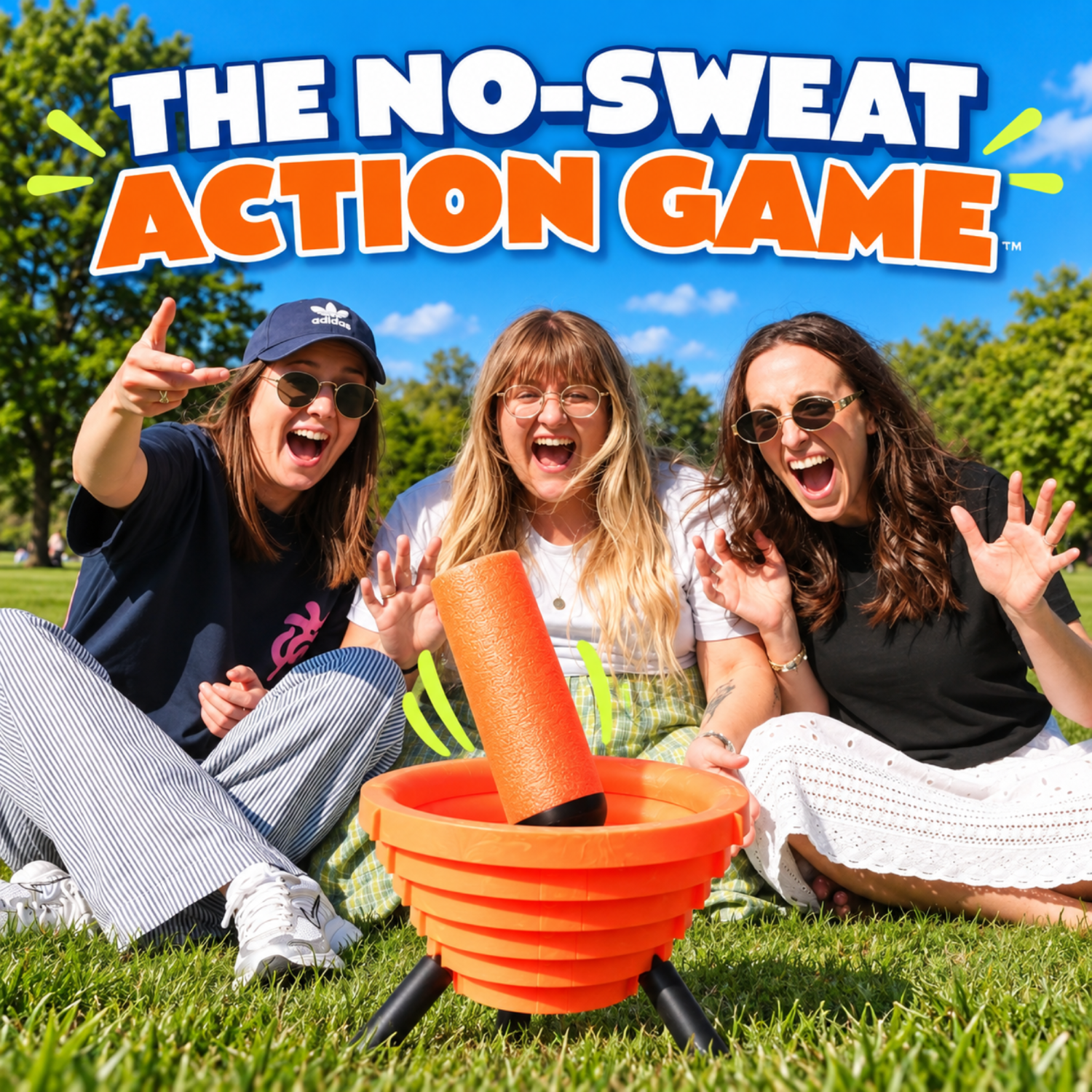 Big Potato Games Noodle Flip Outdoor Ring Toss Game for Kids 8-12, Teens