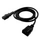 thumbnail image 1 of 10 Pulgadas 10A IEC320 C14 a C15 M / F Adaptador de Alimentación de CA Cable Convertidor de Cable de Macarena Cable adaptador de corriente alterna, 1 of 7
