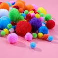 thumbnail image 3 of Toystoory Paquete de pompones artesanales de 300 piezas, pompones borrosos surtidos para diversión DIY, duraderos y confiables hechos a mano Kits de decoración para fiestas aleatorio 10mm, 3 of 6