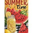 thumbnail image 3 of Colorful Design Summer Banner Lemon Theme Refreshing Style for Outdoor Party Beach Time Holiday Gathering, 3 of 7