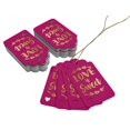 thumbnail image 3 of Inkdotpot 100 Pack Real Gold Foil Paper Tags Love Is Sweet Wedding Favor Hang Tag, 3 of 6