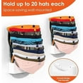 thumbnail image 2 of Clearance Hat Racks for Baseball Caps, Dome Hat Rack, Hat Dock,2025 New Wall-Mounted Cap Organizer, Vertical Dome Hat Storage, Holds Up to 20 Caps, Space-Saving Display for Bedroom and Closet, 2 of 7