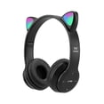 thumbnail image 1 of Auriculares Infantiles, Plegables, Bluetooth 5.0, Orejas de Gato con Luces LED, 1 of 3