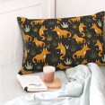 thumbnail image 4 of Fotbe Funny Fox by the Field Funda de Almohada Decorativa Estilo Occidental, Lujo en Algodón, Fundas para Almohadas King, Cojín Estampado para Decoración del Hogar-20"x30", 4 of 6