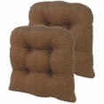 thumbnail image 5 of Klear Vu Tyson Non-Slip Universal Chair Pad Cushion Set, 15" x 15", Pack of 2 Seat Cushions, Navy, 5 of 5
