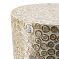 thumbnail image 3 of Taburete decorativo para mesa decorativa Benjara, lujoso, cilíndrico, 40 cm, 3 of 4