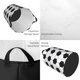 thumbnail image 2 of Balery Soccer Ball Cesta de ropa redonda con asas, impermeable, independiente, para ropa, juguetes, dormitorio y familia-Small, 2 of 6