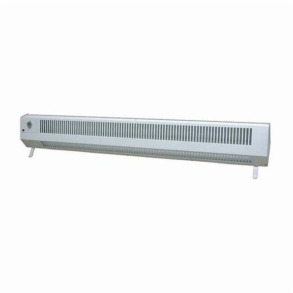 Electric Baseboard Heater, 1500, 120V AC, 1 Phase, 5120 BtuH, Non-Oscillating