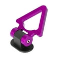 thumbnail image 4 of Unique Bargains 2 Set Universal ABS Purple Triangle Shaped Car Tow Hook Decor Front Rear Bumper Trailer Sticker Adorn, 4 of 7