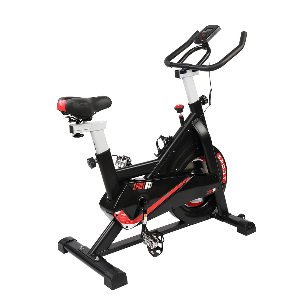 Details about   Pro Folding Stationary Upright Indoor Cycling Exercise Bike LCD Monitor X-bike 