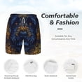 thumbnail image 3 of Balery Elegant Dog Mandala Art Mens Swim Trunks Swim Shorts for Men Quick Dry Inseam Beach Shorts with Compression Liner Pocket-3X-Large, 3 of 9