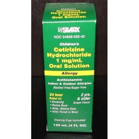 Silarx Children's Cetirizine Allergy Liquid, 1 mg, 4 Fl. Oz.