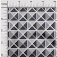 thumbnail image 2 of oneOone Cotton Cambric Dark Gray Fabric Geometric Diy Clothing Quilting Fabric Print Fabric By Yard 56 Inch Wide, 2 of 4