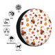 thumbnail image 4 of Balery Autumn Maple Leaf with Hedgehog Cubiertas para Neumáticos - Protector Resistente para Neumáticos de Camioneta, SUV, Remolque, Camper y RV-15 inch, 4 of 6