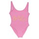 thumbnail image 5 of MKLEKYY Trajes De Baño Mujer 2 Piezas Women Fashion Letter Print Piece Swimsuit Sexy Bikini Swimwear Bathing Sleeveless Backless Swimsuit 2550, 5 of 5